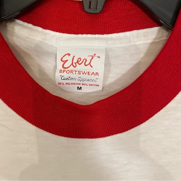 Vintage Single Stitch T-Shirt By Ebert Sportswear Apparel Size M 50/50 Blend - Picture 3 of 6